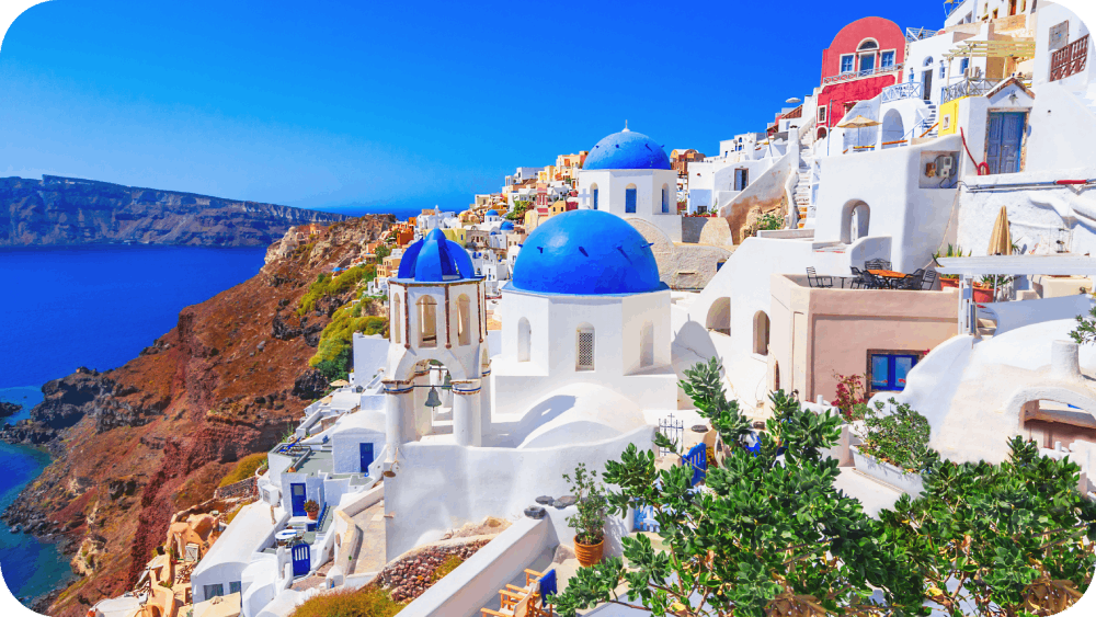 View of Santorini, Greece