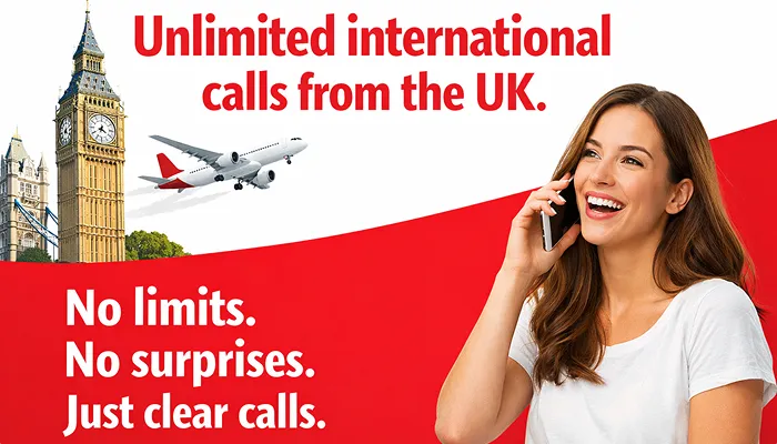 unlimited international calls from UK