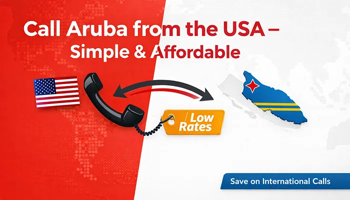 How to Call Aruba from USA