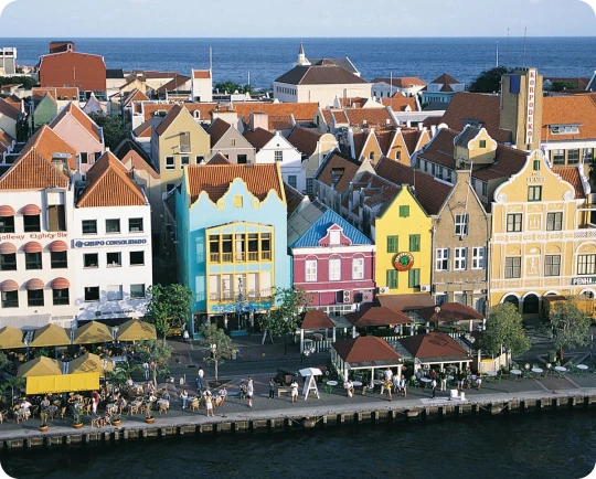 Smartphone showing eSIM activation interface in Netherlands Antilles.