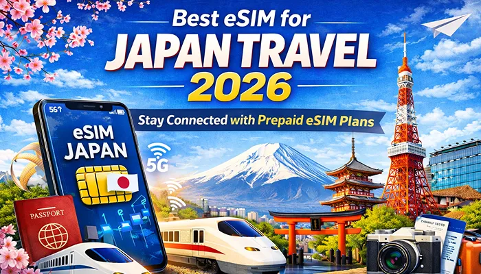 Best eSIM for Japan travel 2026 prepaid data
